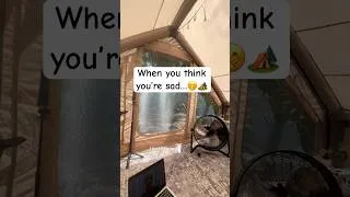 Thumbnail: Who knew?!🏕️😌#solocamping #glamping #outdooradventure #airtent #outdoorliving #camping #relatable