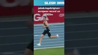 Thumbnail: Jakob ingebrigtsen set a new european record on 1500m in 3:27.14 || Silesia DL #trackandfield