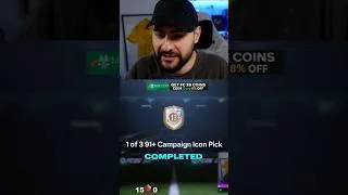 Thumbnail: 13 tokens for the 1 of 3 91+ Campaign Icon Pick! W or L?#fc26 #eafc26 #iconswaps