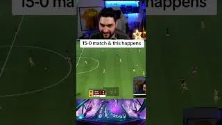 Thumbnail: 15-0 match in Champs and the SCRIPT tried EVERYTHING to stop me 😭🔥 #FC26 #Champs #Scripting
