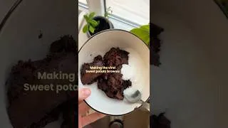 Thumbnail: Making the viral sweet potato brownie #recipe #healthysnacks
