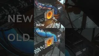 Thumbnail: Clustered Shading Comparison - Portal 2: Community Edition | #portal #valve #sourceengine #shorts