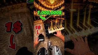 Thumbnail: 1$ vs 1,000,000$ Piano