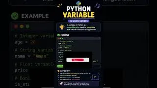 Thumbnail: Python - Variable | Data Analyst 2026| In hindi #coding #dataanlysis #learnpython #python #education