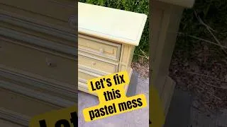 Thumbnail: From a Dated Disaster to a Modern Beauty ⭐️ Dramatic Dresser makeover!