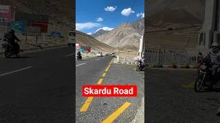 Thumbnail: Look at this mountain Range | Skardu Road | bike tour | #shorts #bike