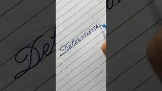 Thumbnail: Best Handwriting in the World! ✍️ ✨ #Shorts