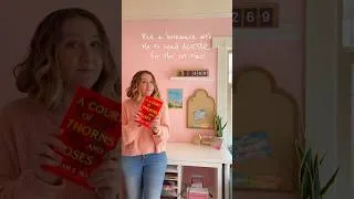 Thumbnail: Picking out a bookmark to start ACOTAR 💖 #books #acotar #smallbusiness #bookmark