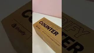 Thumbnail: Excited to see how my lil biz grows this year with my new Shopify Counter💖 #shopify #smallbusiness