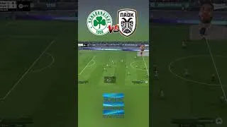 Thumbnail: Ευκαιρίες και αποκρούσεις | Παναθηναϊκός V ΠΑΟΚ #FC26 #shorts #football