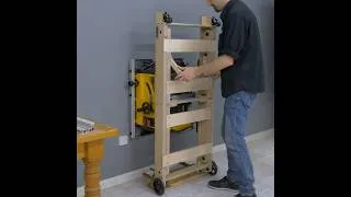 Thumbnail: Homemade Portable Table Saw Stand  #workbench #woodworking #tablesaw