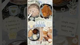 Thumbnail: ✨ What I Eat in a Day | Cozy Food Diary 🤍