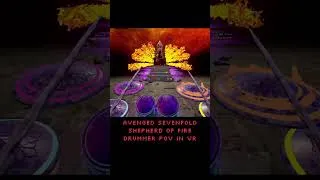 Thumbnail: feels so good to trigger the pyro fx! song is Shepherd of Fire by @avengedsevenfold#vr #drums