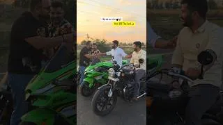 Thumbnail: Kawasaki Ninja ₹25Lakh vs Ola Electric Scooty 🤣🔥 #shorts #trending now #viral video #bike
