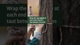 Thumbnail: Learn to Make a Simple Shelter With a Tarp #shorts | Parks Canada