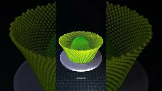 Thumbnail: Satisfying physics simulation - 3842 varied bouncing orbs #simulation #ASMR #oddlysatisfying