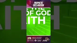 Thumbnail: Alpharians declare in faith, "Jehovah is my Provider, and I lack nothing." #AlphaHour #PastorElvis