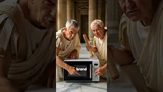 Thumbnail: What if you brought a microwave to ancient Rome?  #viral #history #facts