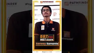 Thumbnail: NEET 2026 Success Story | Sanway Samanta | 597/720 | AIR 11,057 | Pathfinder Katwa