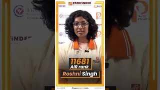 Thumbnail: NEET 2026 Repeater Success Story | Roshni Singh AIR 11681 | 595/720 Score | Pathfinder Bardhaman
