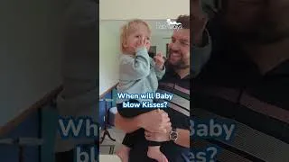 Thumbnail: When Do Babies Start Blowing Kisses? 🤗 #shorts