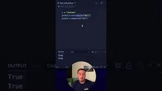 Thumbnail: I learned a new String method option in Python today!
