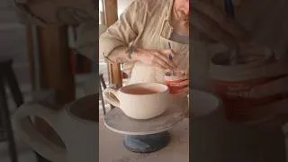 Thumbnail: I made my dog coffee mugs #coffee #ceramic #pottery #clay