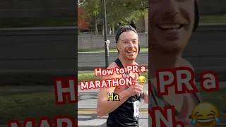 Thumbnail: 10 simple steps to PR a MARATHON. 💀