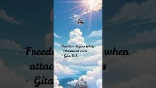 Thumbnail: ✨ Freedom Begins When Attachment Ends | Gita 5.3