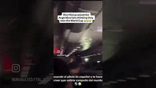Thumbnail: Pilote espagnol se moque de passagers argentins en annonçant qu'ils ont remporté la Coupe du monde.