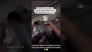 Thumbnail: Pilota spagnolo prende in giro i passeggeri argentini dicendo loro che hanno vinto la Coppa delMundo