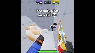 Thumbnail: bro setup his own kill 💀#robloxrivals #shorts #roblox
