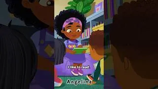 Thumbnail: Meet Angelina! 📚💜 | The Day You Begin | PBS KIDS #Shorts