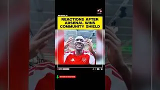 Thumbnail: ARSENAL FANS GO WILD After 3-0 Community Shield Win Over Man City 🔥 #trending #america #arsenal
