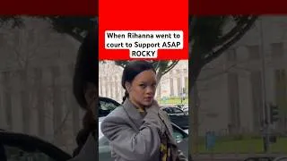 Thumbnail: Rihanna Stood By A$AP Rocky in Court ❤️ | “Wish Daddy Good Luck” #trending #america #rihanna