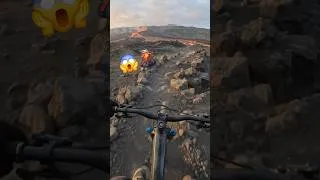 Thumbnail: 🌋 Riding on a Lava Mountain! 🔥 Extreme MTB Adventure #mtb #new #short