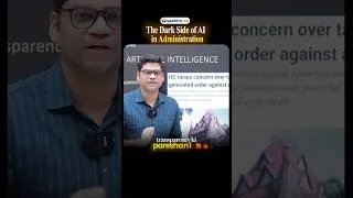 Thumbnail: The Dark Side of AI #ytshorts #upsc #sarrthiias