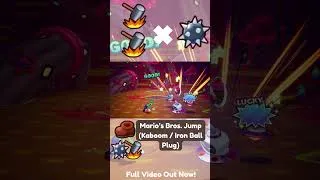 Thumbnail: Mario & Luigi: Brothership | Attack Performances: Mario's Bros. Jump (Kaboom / Iron Ball Plug)