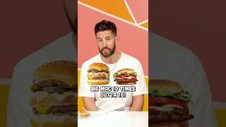 Thumbnail: Team Big Mac or Whopper? 🍔👀 ft. Josh Elkin #Shorts #PVF #FoodBeast