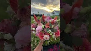 Thumbnail: Late summer bouquet 🧡🍊 #fyp #bouquet #pepperharrow #sunset