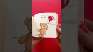 Thumbnail: Valentine #flipbook I made for my husband this year 🎈💕 #love