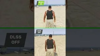 Thumbnail: DLSS 5 ON Vs OFF in GTA 5 ! #gaming #dlss5 #gta #comparison #shorts