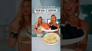 Thumbnail: The difference 🤯 (eggs & fruit)