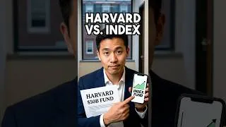 Thumbnail: The Truth About Harvard's $50B Fund #shorts #investing #money