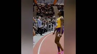 Thumbnail: Jamaica's Brianna Lyston blaze to 7.03 60m LSU record & pb: NCAA 60M Finals '24 #shorts #sprinting
