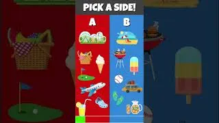 Thumbnail: Pick A Side! #pickasideyoutube #trending #summer