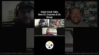 Thumbnail: Dylan Cook Talks New OL Coaches & Group 🏈 #pittsburghsteelers #steelers #shorts