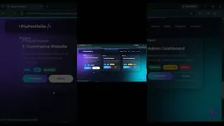 Thumbnail: Responsive Portfolio Website 🔥 | HTML CSS JavaScript | #shorts