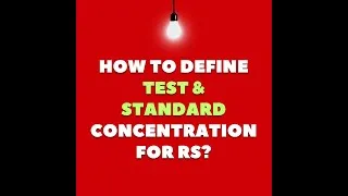 Thumbnail: How to define test and standard concentration while developing Related substances method