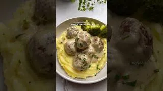 Thumbnail: Creamy meatballs and mashed potatoes!!